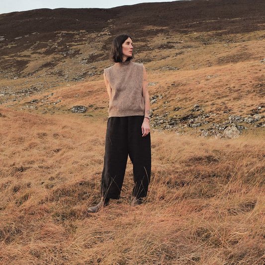 Hawthorn II Women's Trousers - Linen - Black