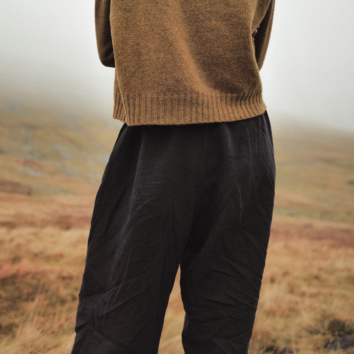 Hawthorn II Women's Trousers - Linen - Black