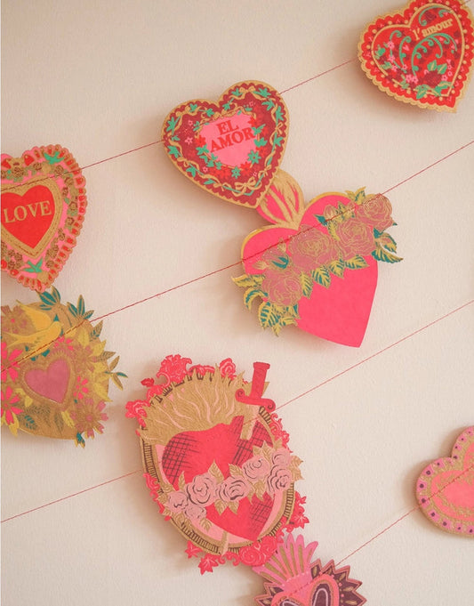 Hearts Paper Garland No.03, East End Press