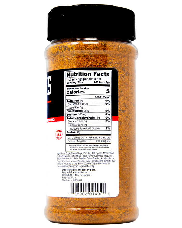 Heath Riles BBQ Peach Rub