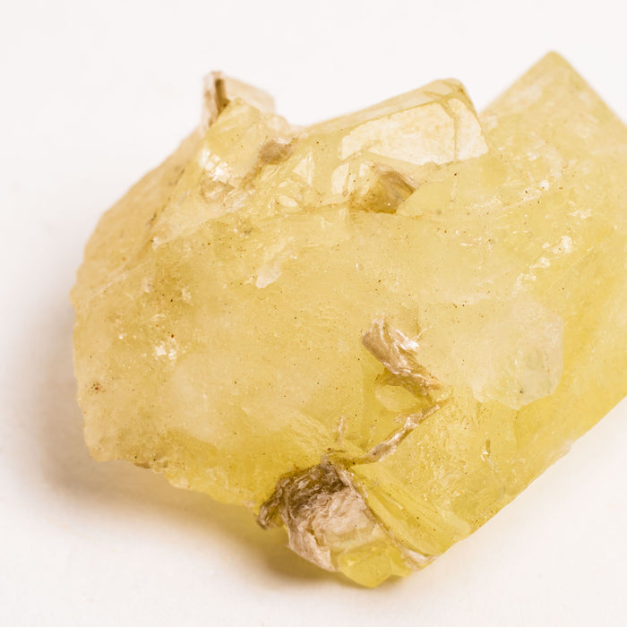 Heliodor w/ Mica  - Terminated, Polished