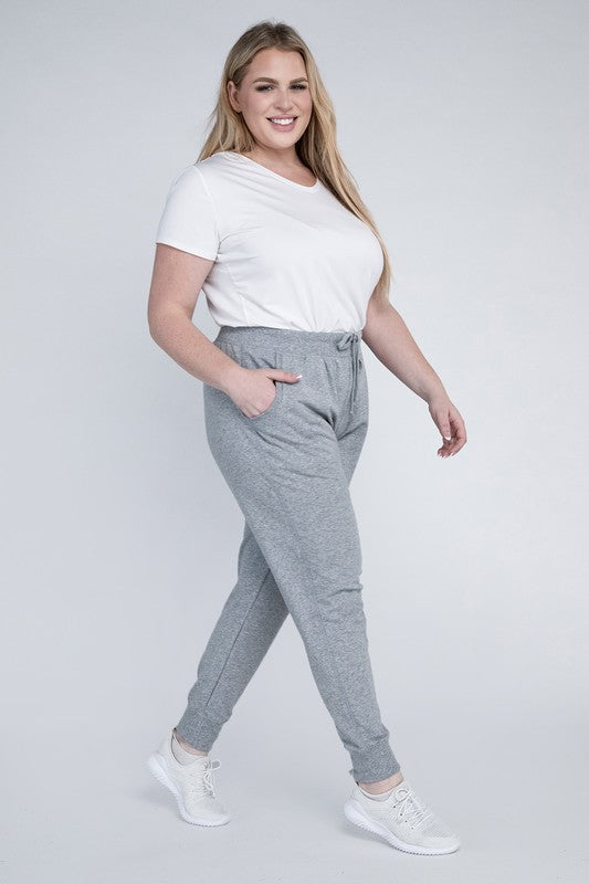 HI Curvy Plus Size Women Drawstring Jogger