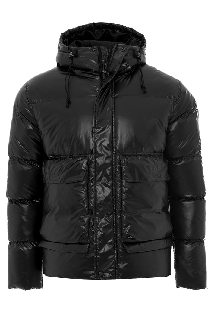 High-Shine Puffer Jacket