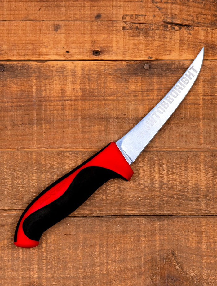 HowToBBQRight 5 Inch Flexible Curved Boning Knife - HowToBBQRight
