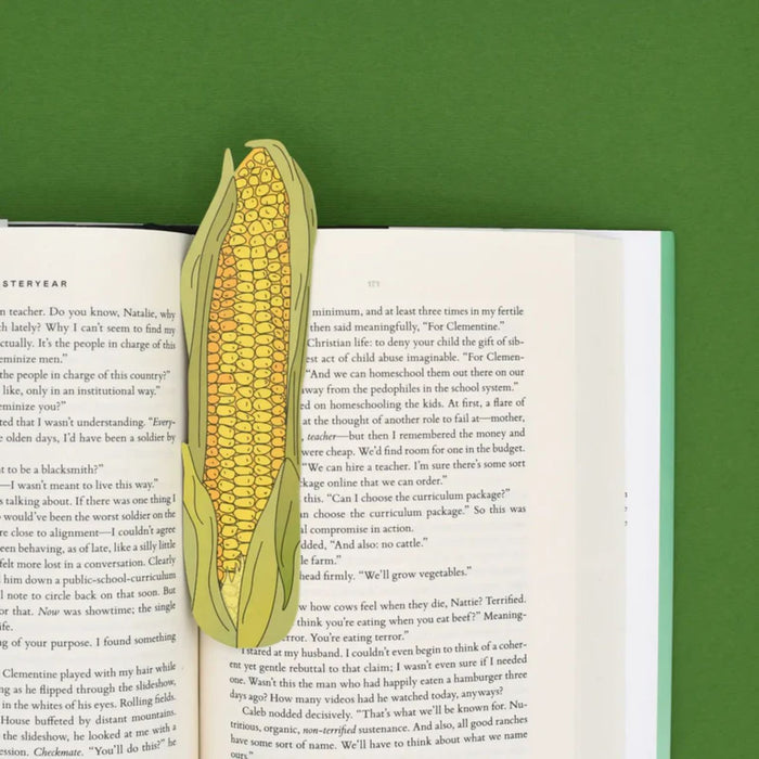 Humdrum Paper Die-Cut Bookmark Ear of Corn