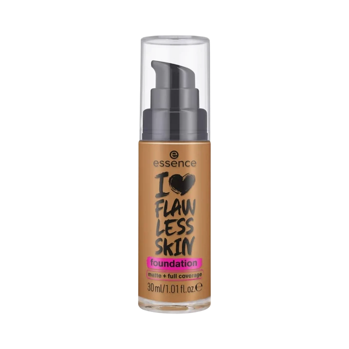 Essence I LOVE FLAWLESS SKIN Foundation 30 ml 130 Dark Beige pump bottle