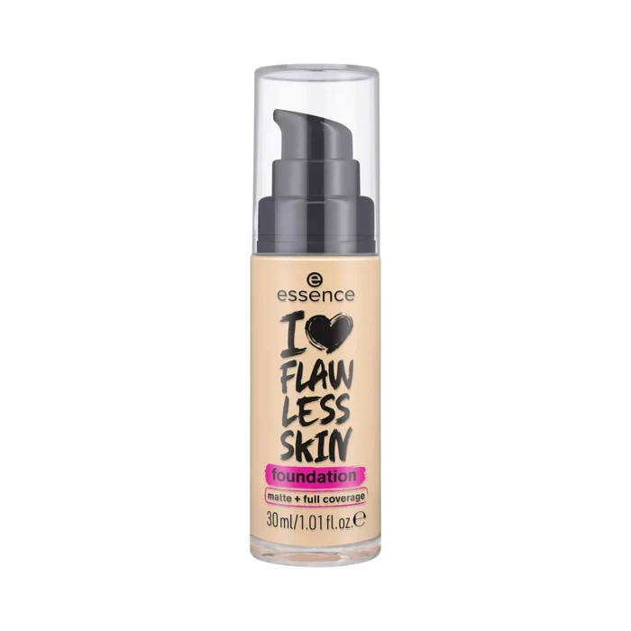 Essence I LOVE FLAWLESS SKIN Foundation 30 ml 30 Dark Porcelain pump bottle