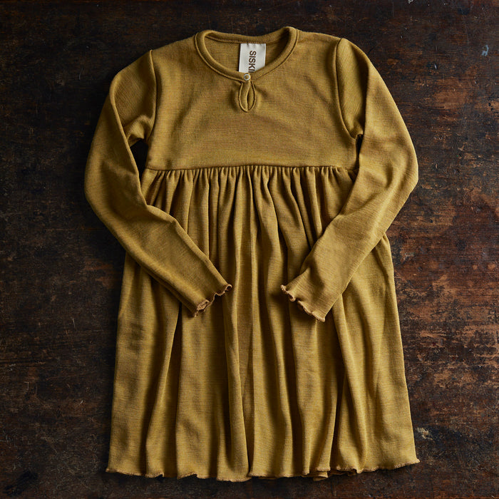 Ibis Baby & Kids Dress - Merino Wool & Silk - Pistachio