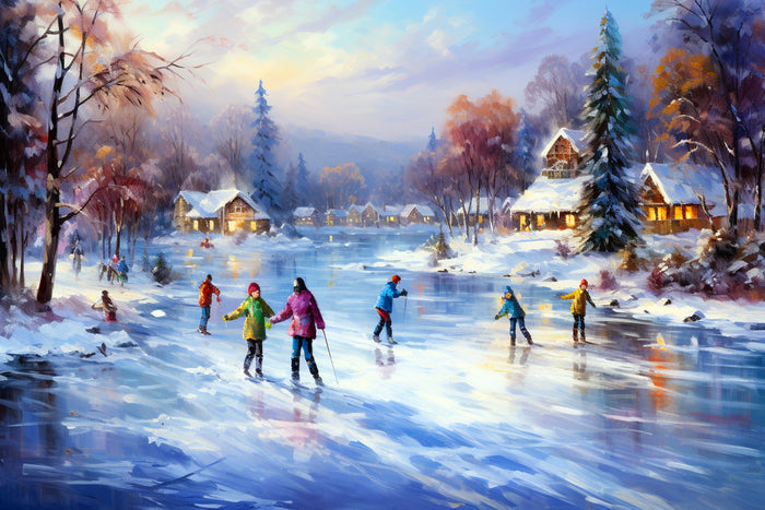 Ice Skating Children