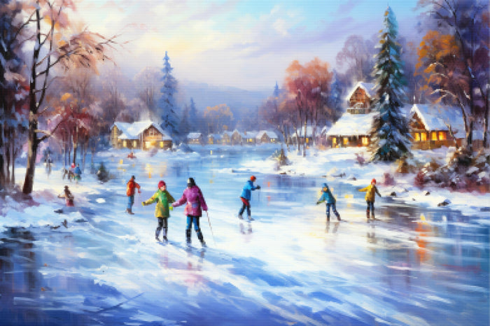 Ice Skating Children