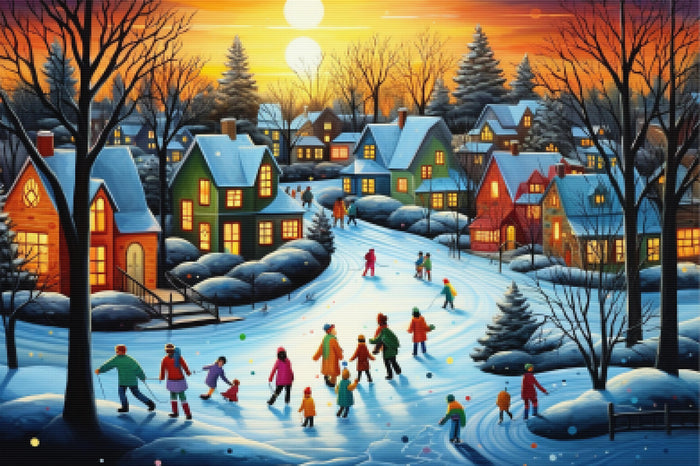 Ice Skating Frozen Streets