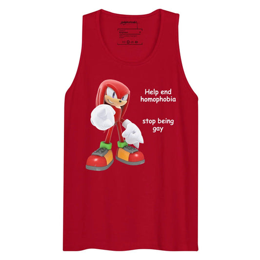 Set against vibrant saturated crimson red, a high-definition 3D-rendered red echidna stands in an assertive pose. Contact us with accessibility feedback, we'd love to help!