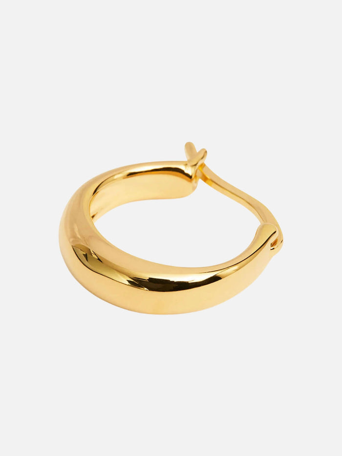 Infinite Horizon Small Hoops - 18k Gold