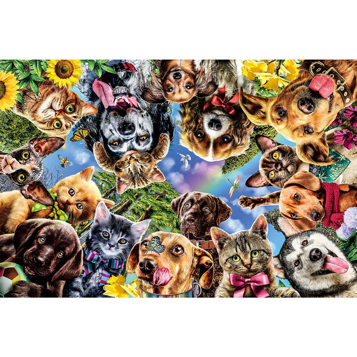 Ingooood Wooden Jigsaw Puzzle 1000 Piece - Big family - Ingooood jigsaw puzzle 1000 piece
