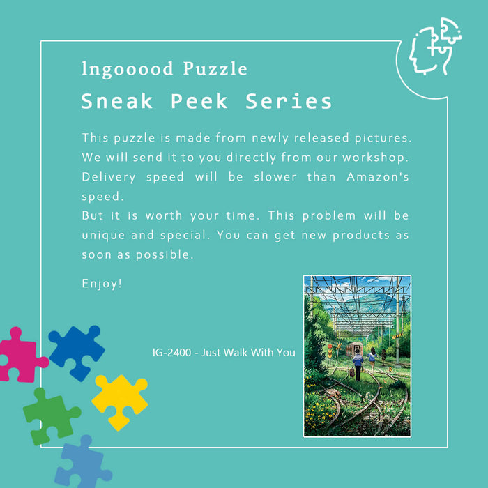 Ingooood Wooden Jigsaw Puzzle 1000 Piece - Just Walk With You - Ingooood jigsaw puzzle 1000 piece