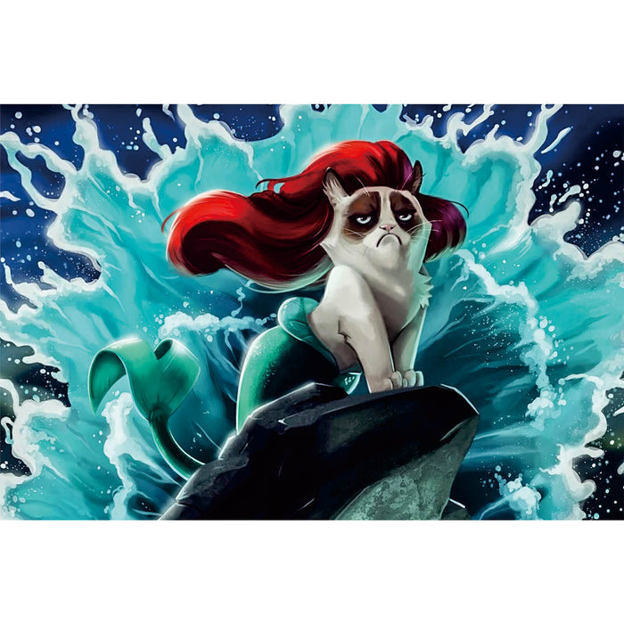 Ingooood Wooden Jigsaw Puzzle 1000 Piece - mermaid in animal kingdom - Ingooood jigsaw puzzle 1000 piece