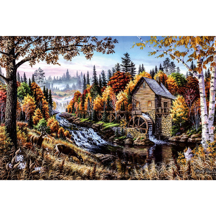 Ingooood Wooden Jigsaw Puzzle 1000 Piece - Old forest mill - Ingooood jigsaw puzzle 1000 piece