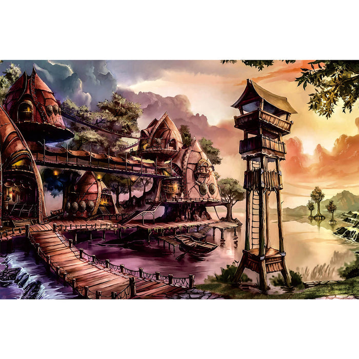 Ingooood Wooden Jigsaw Puzzle 1000 Piece - Shell house - Ingooood jigsaw puzzle 1000 piece