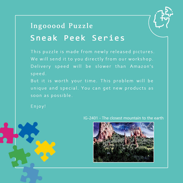 Ingooood Wooden Jigsaw Puzzle 1000 Piece - The closest mountain to the earth - Ingooood jigsaw puzzle 1000 piece