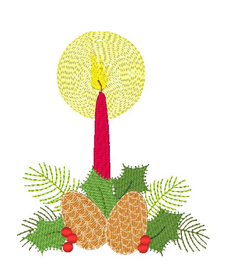 Jacobean Candles [5x7] # 10845