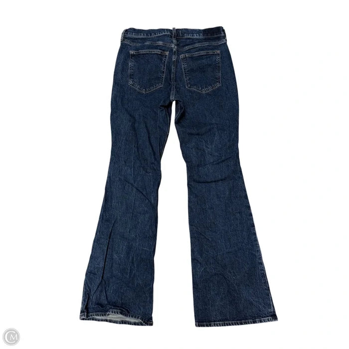 Jeans Boot Cut By Abercrombie And Fitch In Blue Denim, Size: 8