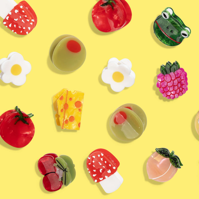 Jenny Lemons Micro Summer Orchard Hair Claw Clip Set