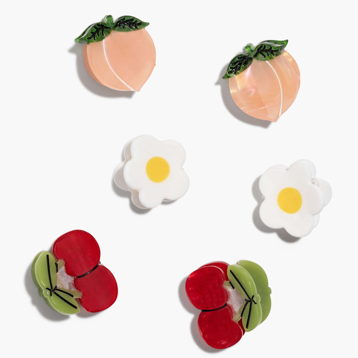 Jenny Lemons Micro Summer Orchard Hair Claw Clip Set