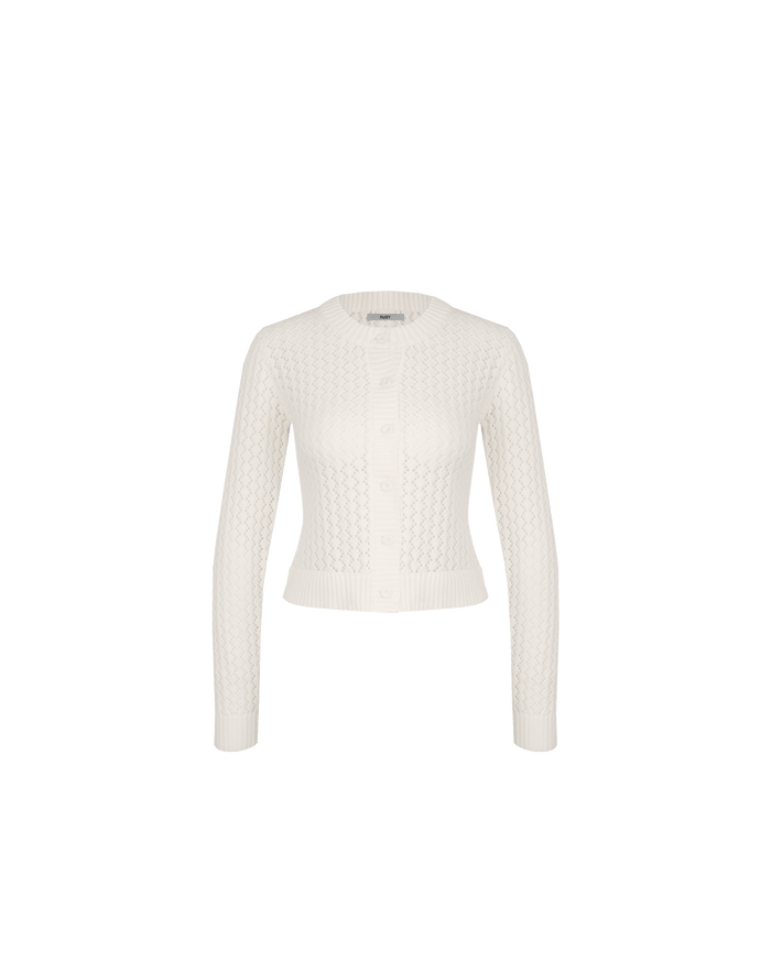 JESSA CARDIGAN WHITE