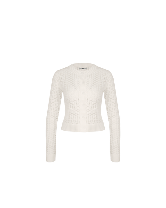 JESSA CARDIGAN WHITE