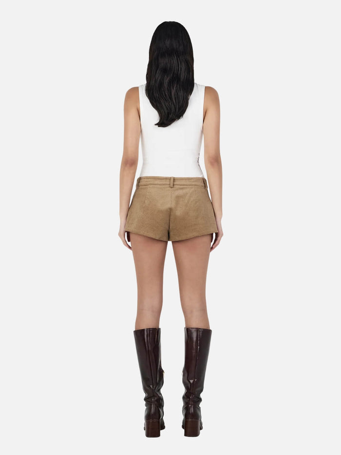 Joey Cord Shorties - Tan