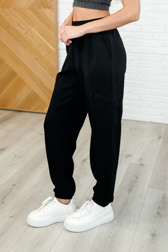 Jog and Snog Joggers in Black by Rae Mode