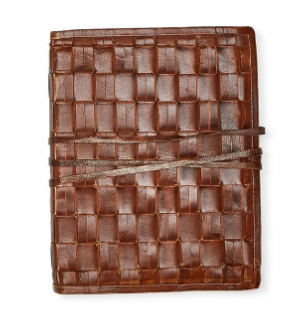 Leather Woven  Journal - Findlay Rowe Designs