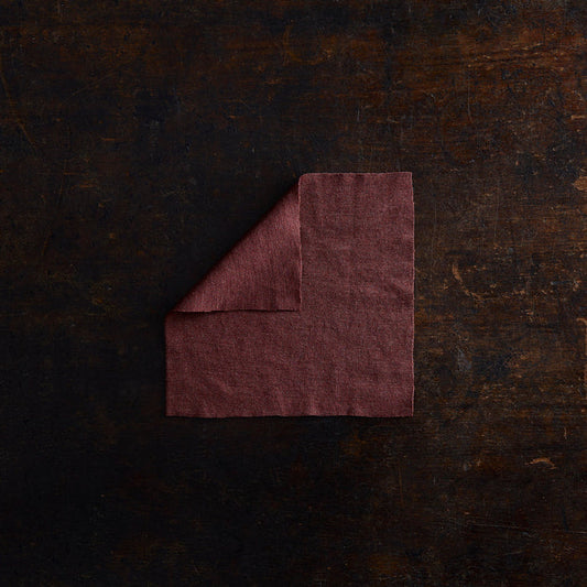 Junco Mending Square - Merino Wool & Silk - Fig
