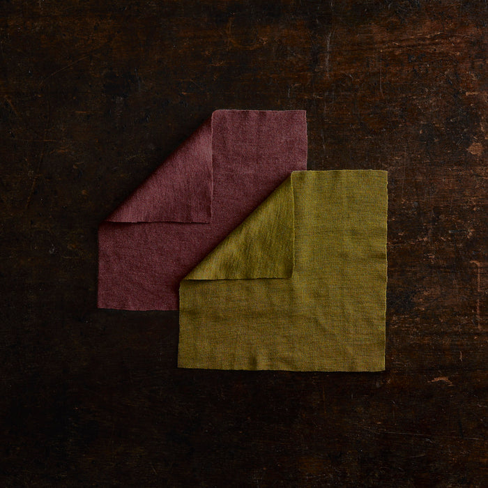Junco Mending Square - Merino Wool & Silk - Fig