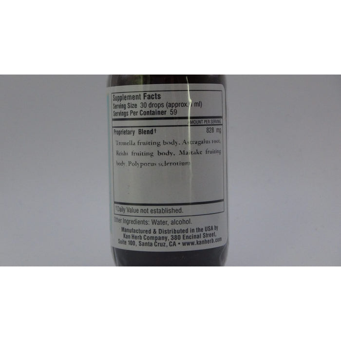 Kan Herb Sage Solutions Resilience 1 Ounce - Supplement Facts panel