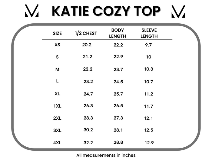Katie Cozy Top - Mocha by Michelle Mae