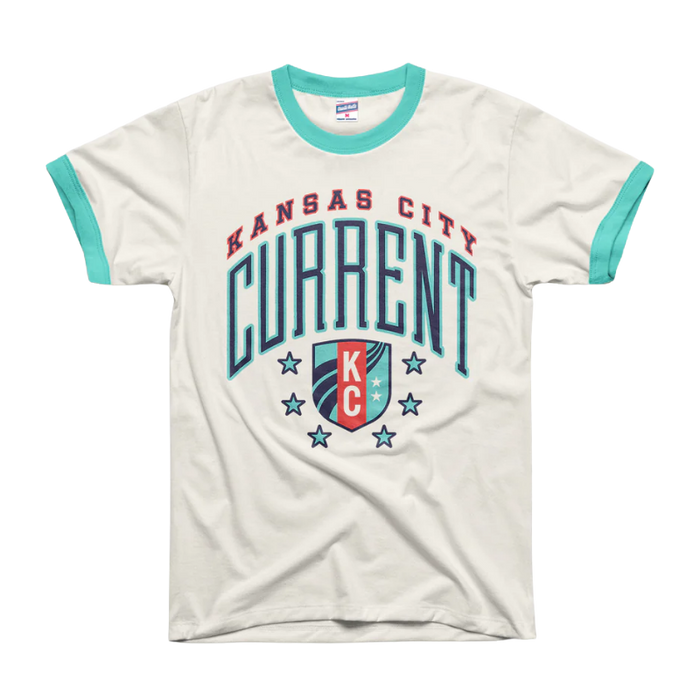KC Current Unisex Founders Arch Ringer T-Shirt