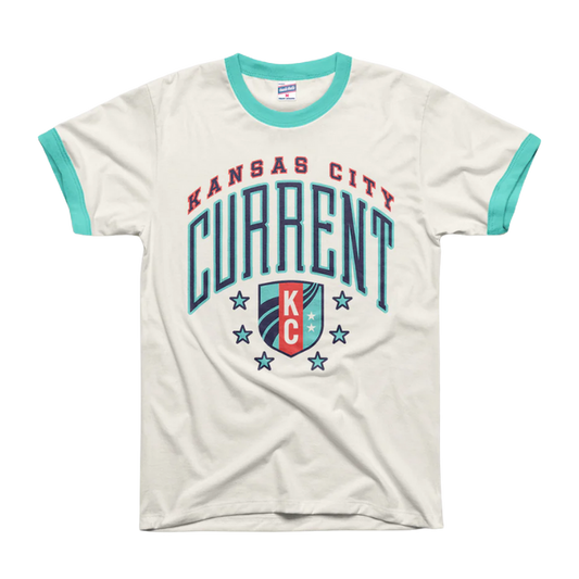 KC Current Unisex Founders Arch Ringer T-Shirt