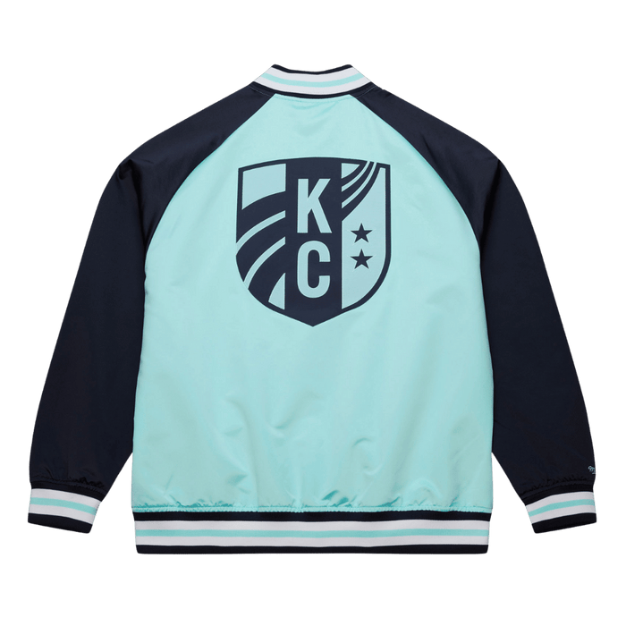 KC Current Unisex Lightweight Satin Current Wordmark Jacket