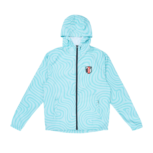 KC Current Unisex Waves Windbreaker Jacket