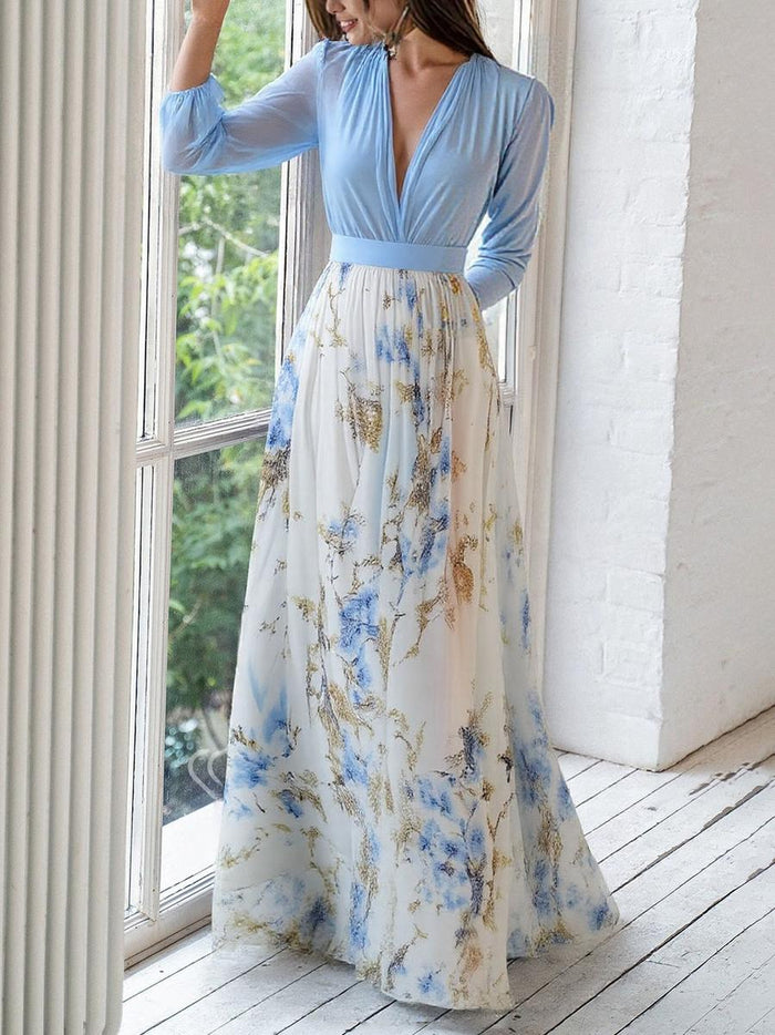 Kelli™ | Maxi Dress with Dazzling Floral Print