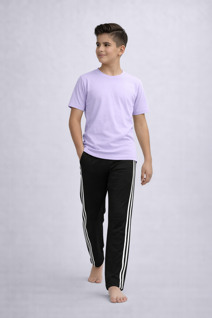 Kids Lilac T-Shirt – Soft Casual Wear - Hinz Clothing