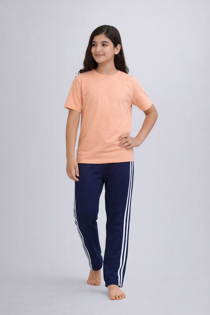Kids Peach T-Shirt – Soft Casual Wear - Hinz Clothing