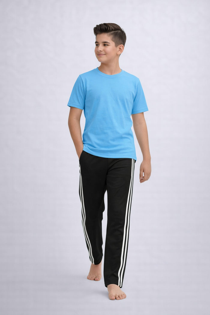 Kids Sky Blue T-Shirt – Soft Casual Wear - Hinz Clothing