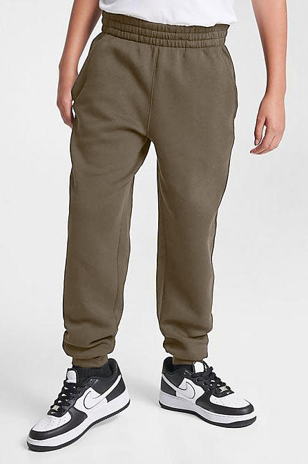 Kids Solid Boys Sweat pants (terry) Brown - Hinz Clothing
