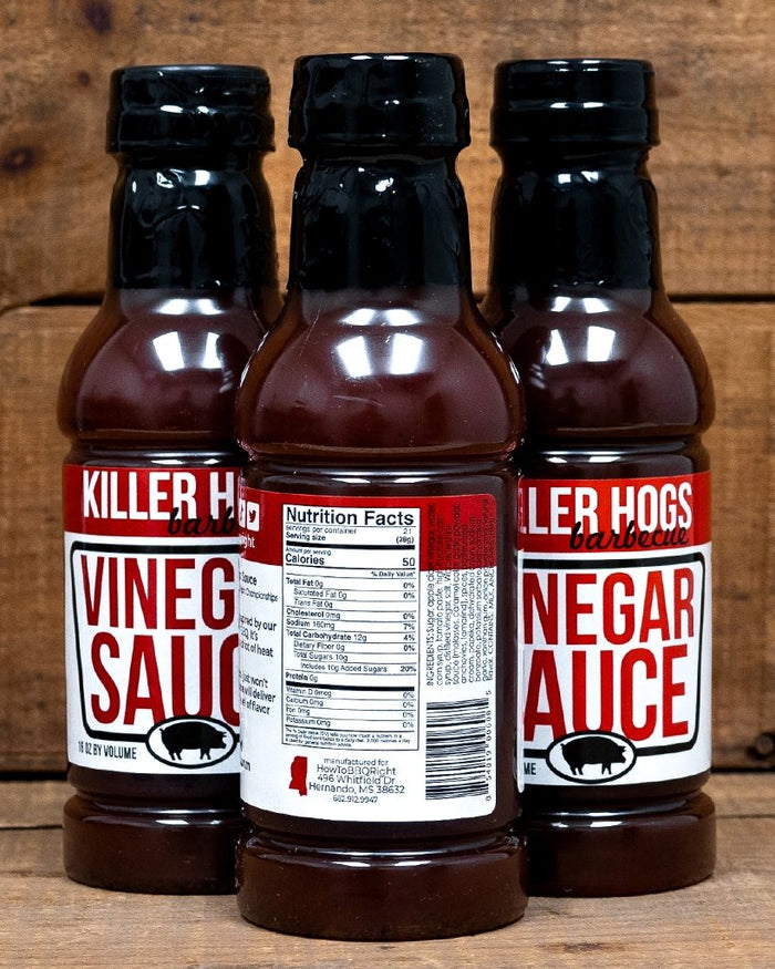 Killer Hogs The Vinegar Sauce 3 Pack - HowToBBQRight