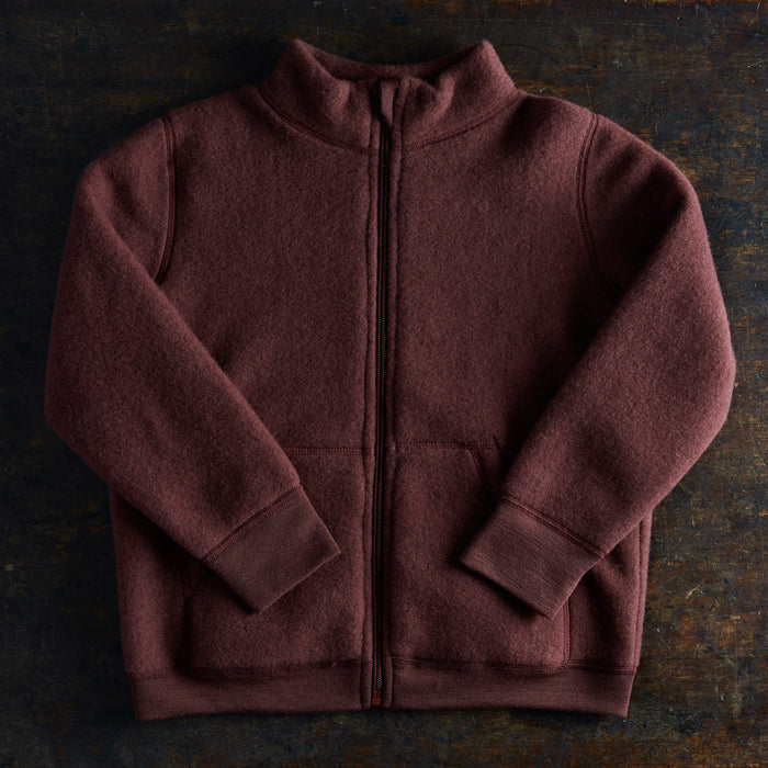 Kite Kids Jacket - Merino Wool Fleece - Fig