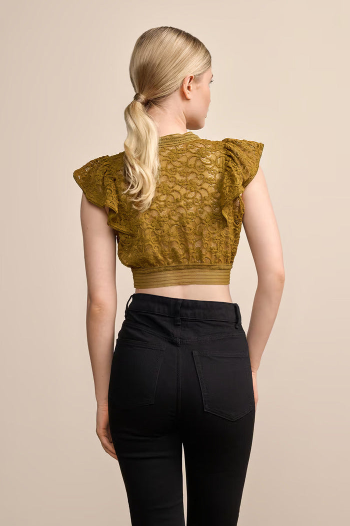 Kruger Dirndl Blouse "Saralena" olive