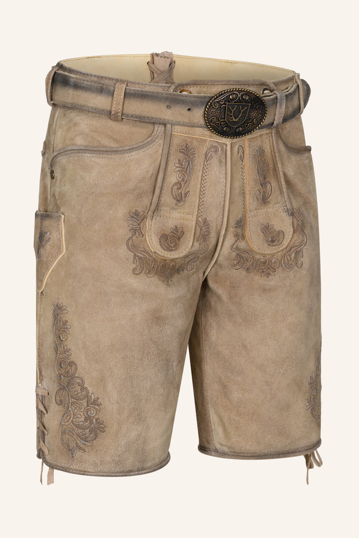 Kruger Baldur lederhosen brown, back