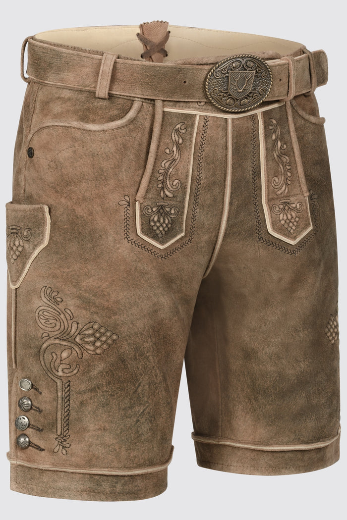Kruger Jakobus lederhosen brown, back